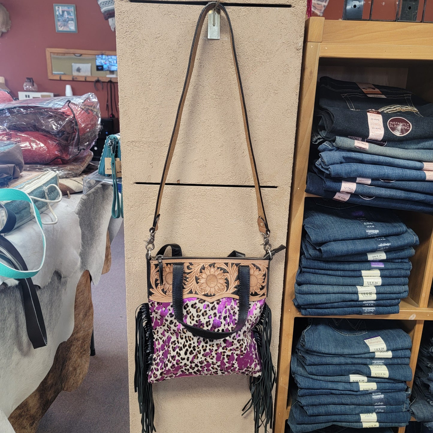 Ladies cow Hide purse