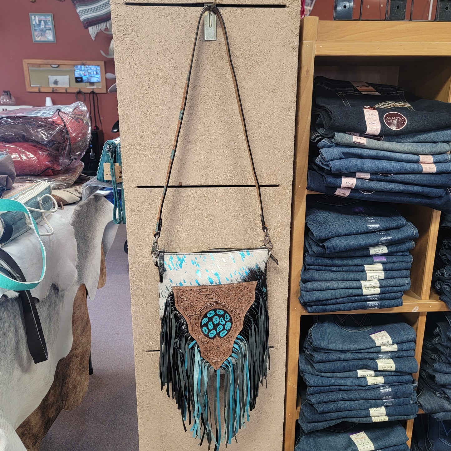 Ladies cow Hide purse