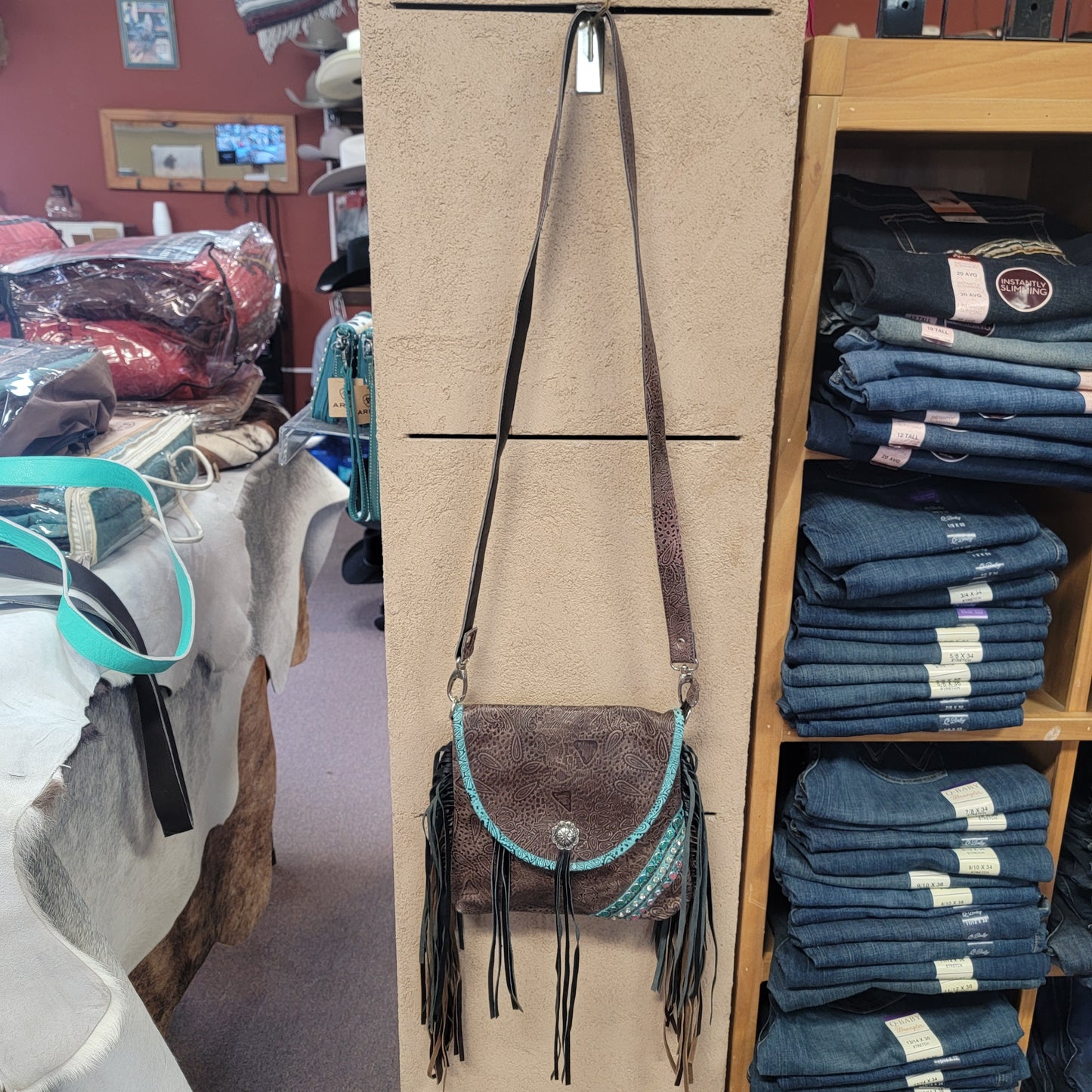 Ladies cow Hide purse