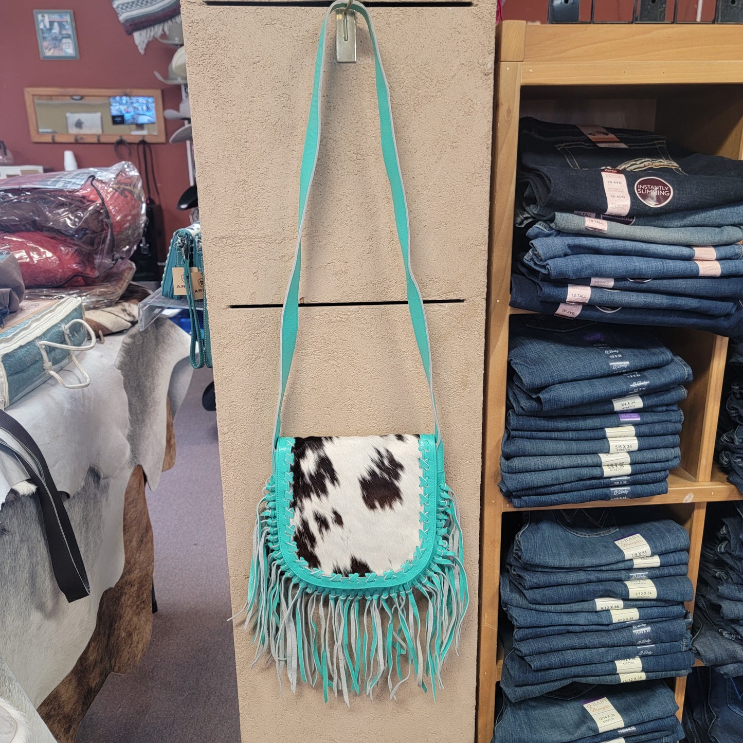 Ladies cow Hide purse