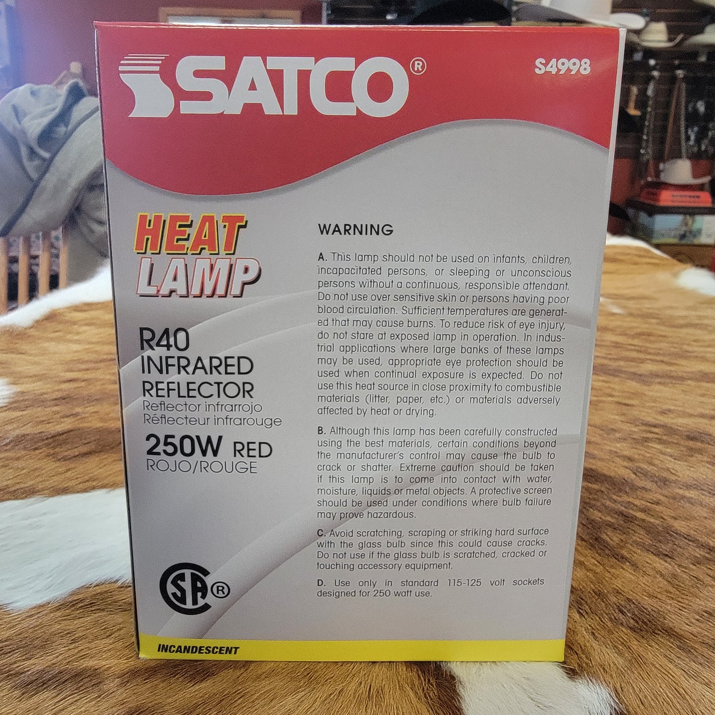 Heat Lamp Bulb S4998