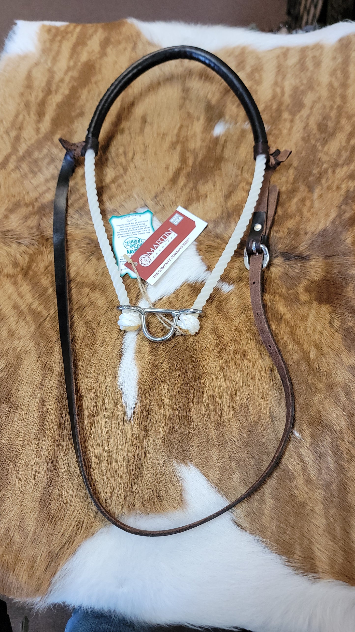 Martin saddlery Single rope nose band NB100SRCH