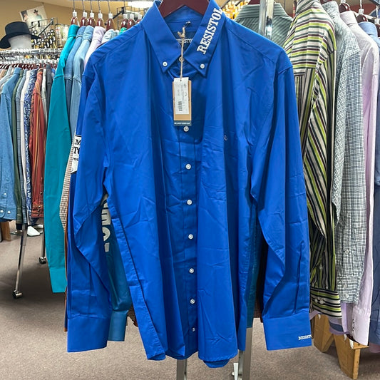 Mens Long Sleeve Resistol shirt-LS : L