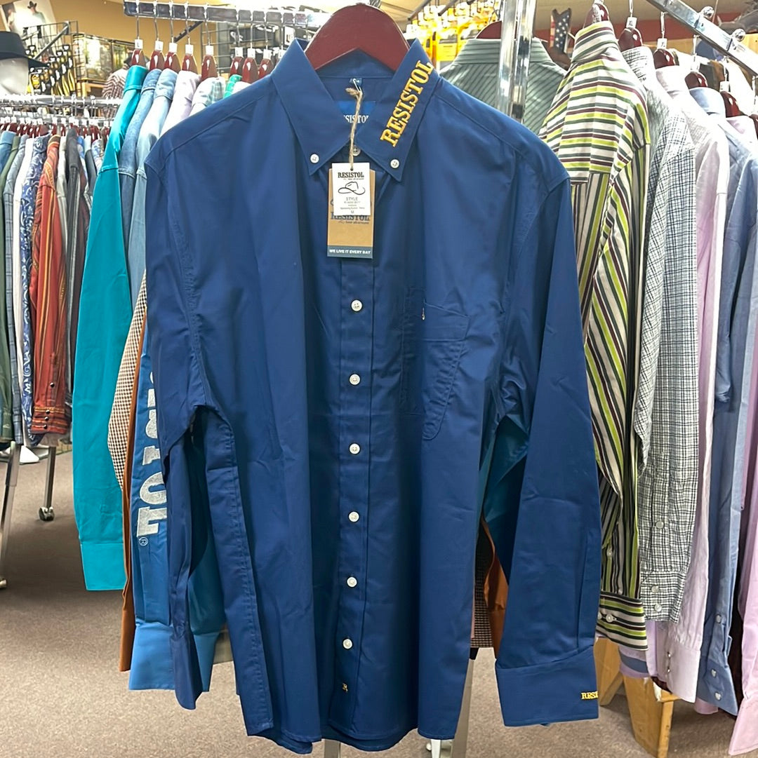 Mens Long Sleeve Resistol shirt-LS : L