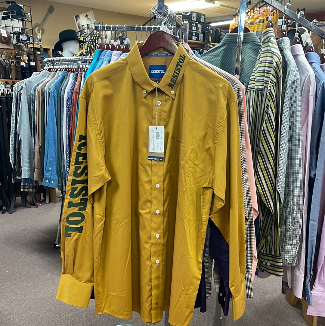 Mens Long Sleeve Resistol shirt-LS : L