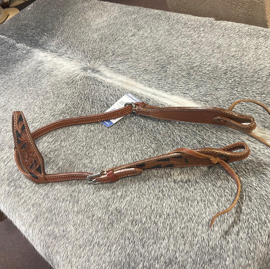 MED OIL/BLACK FLORAL H/S