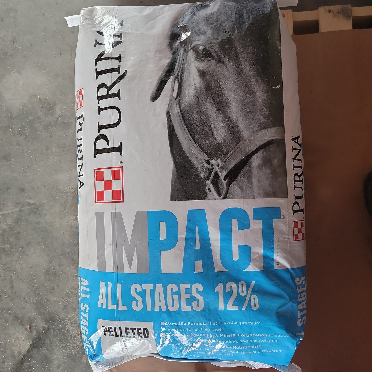 Purina Impact 12/6 Pellet-Pellet : 50#