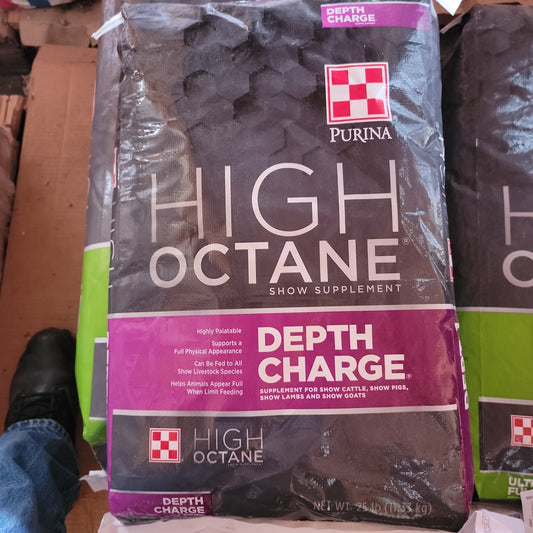 Purina High Octane Depth Charge-Pellet : 25#