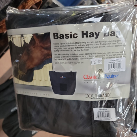 BASIC HAY BAG-BLACK