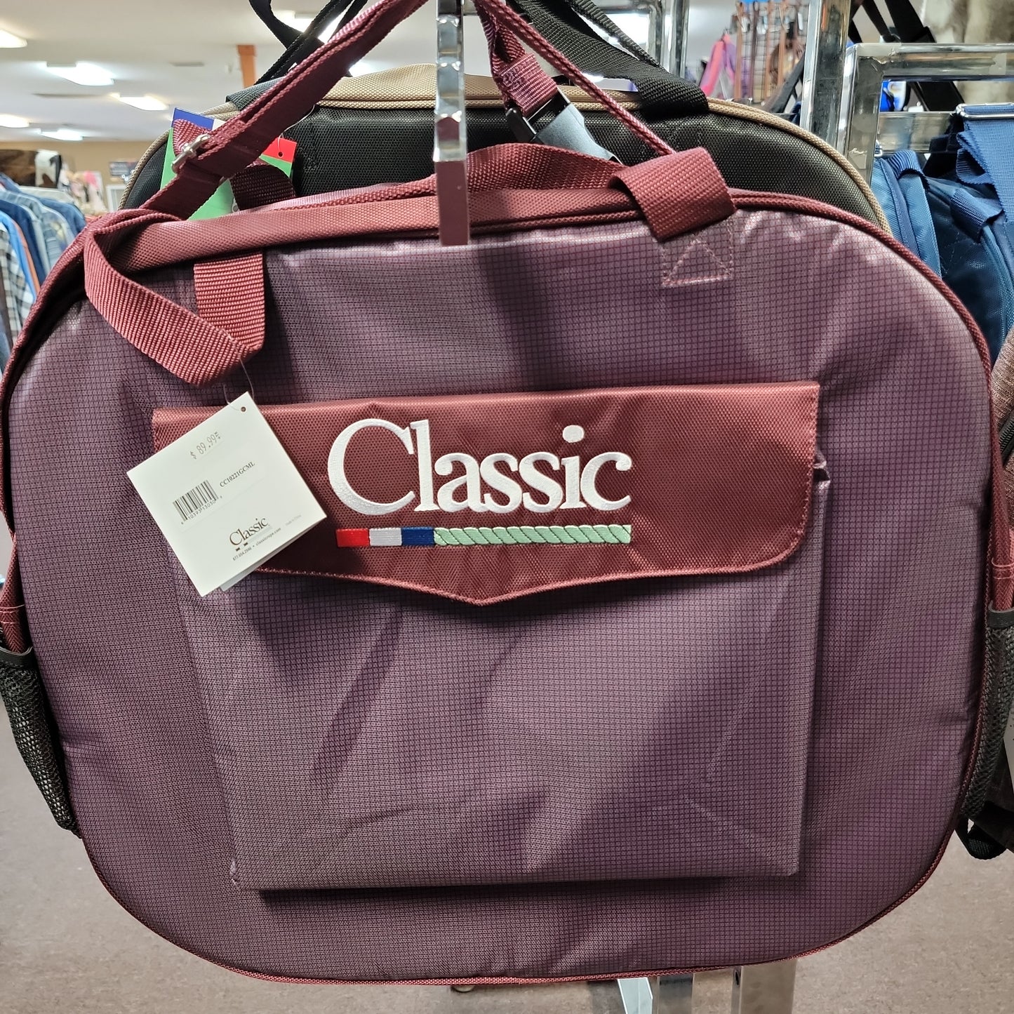 CLASSIC ROPE BAG-RED : L