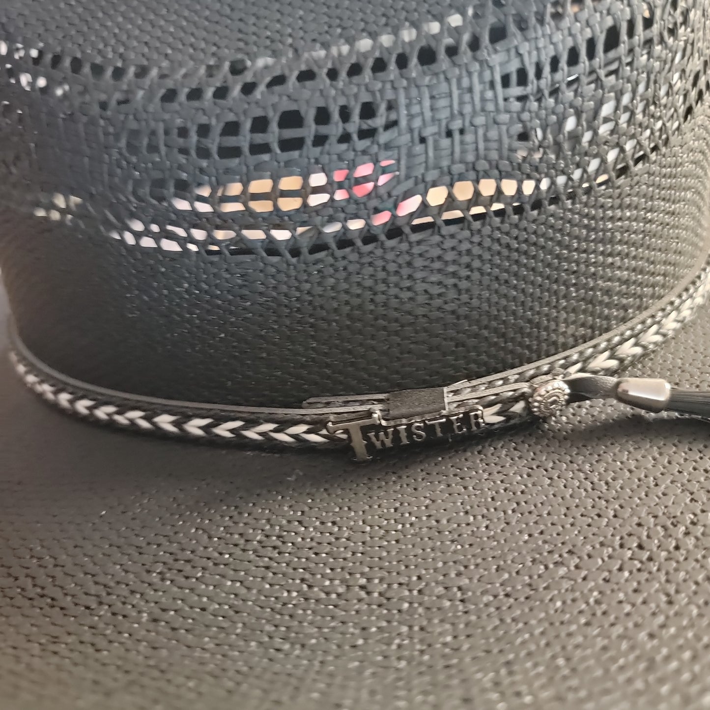 HAT TWISTER-BLACK : 7 5/8