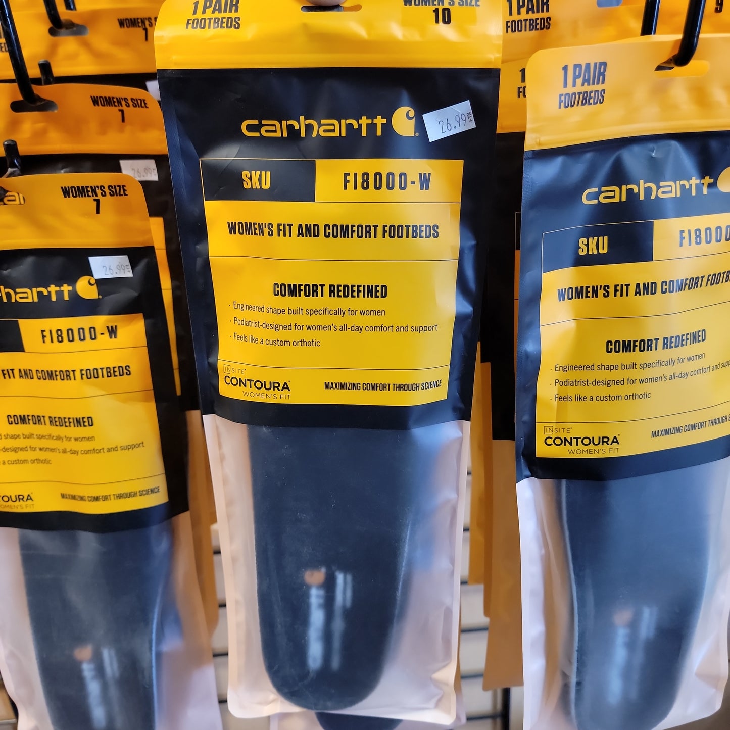 WOMEN'S CARHARTT INSITE FOOTBEB-ORANGE : 10