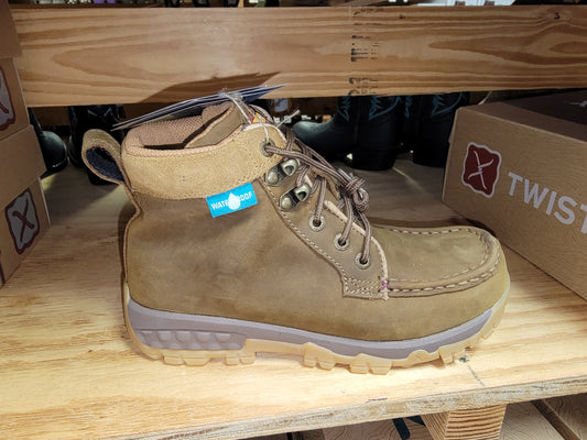 Ladies Twisted X 4'' Work Boot-Brown WXCW001