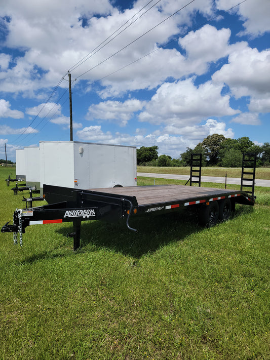 Anderson 20ft Equipment trailer-black : 8 x 20