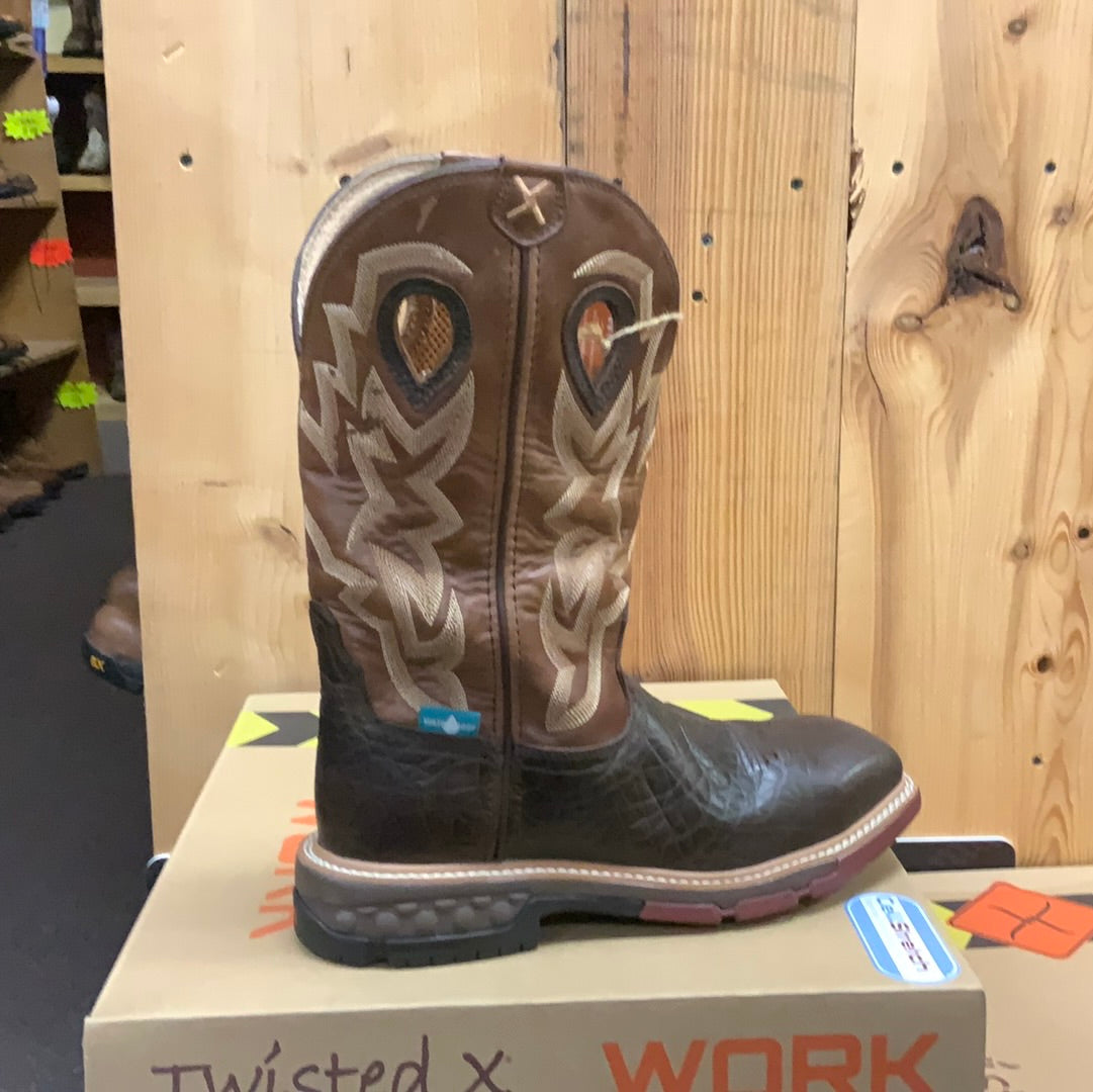 Twisted X Pull On Alloy WP ST-Brown :