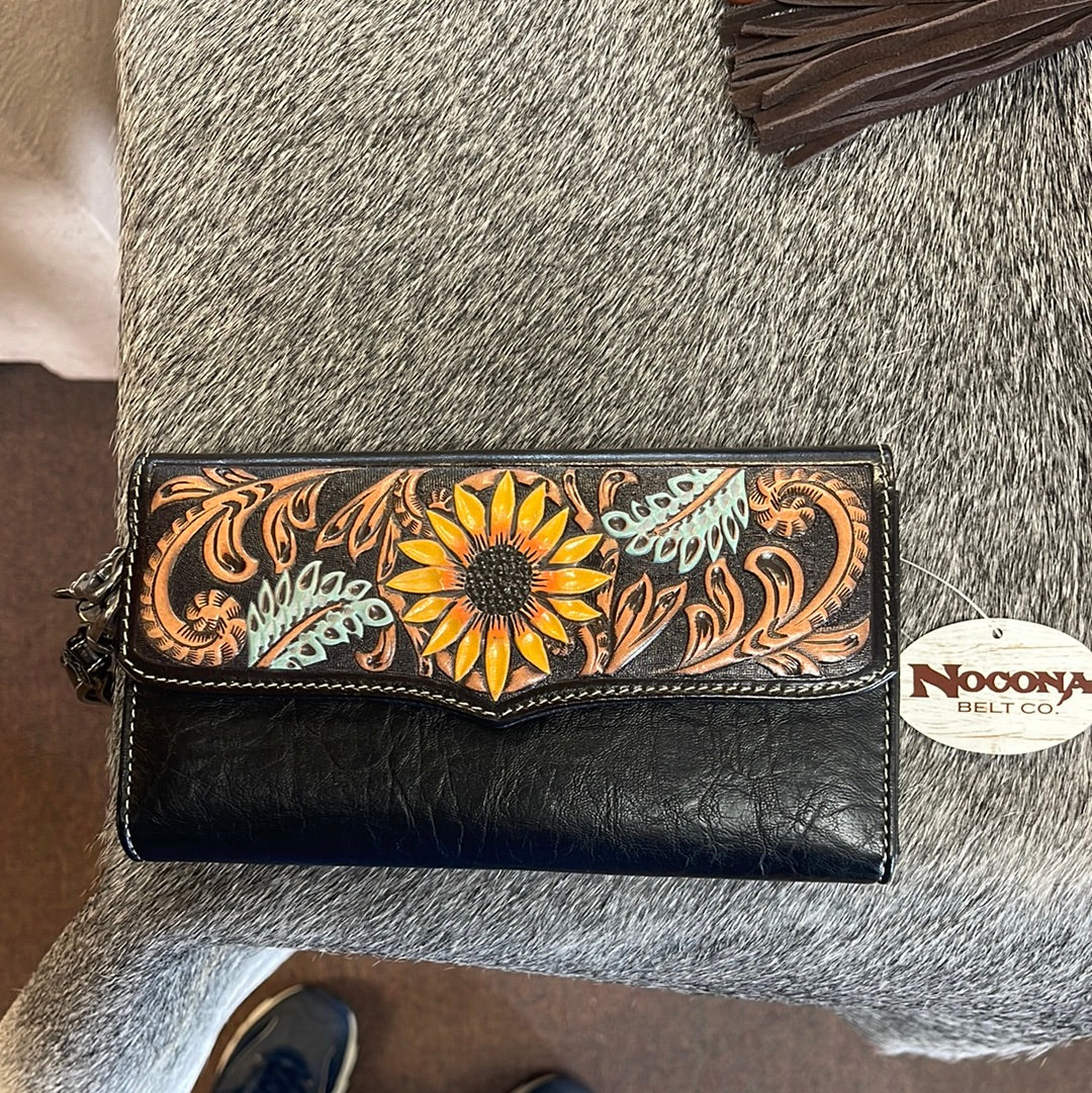 NOCONA WALLET-SUN FLOWER