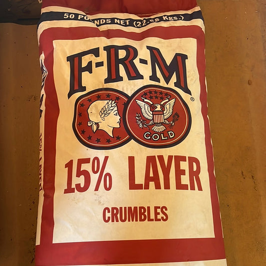 FRM 15% Layer Crumbles-bag : 50#