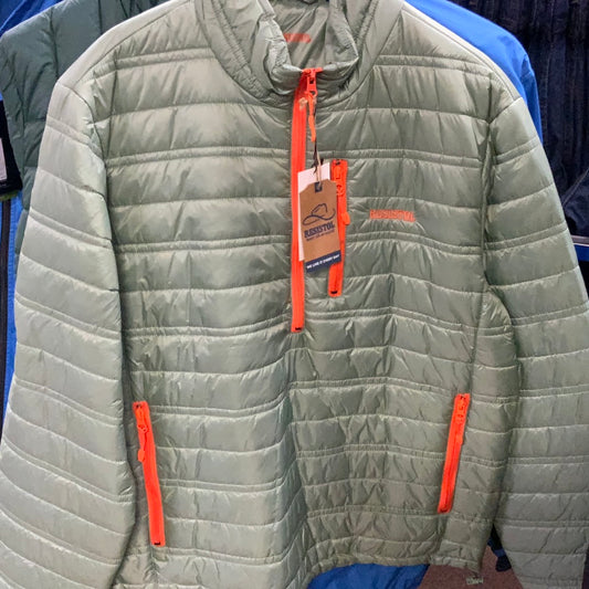 Mens Primaloft Jacket-Green : XL